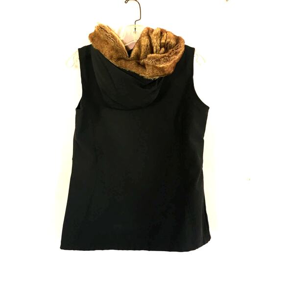 Marmot Furlong Faux Fur Hooded Zipper Vest M - Picture 12 of 12